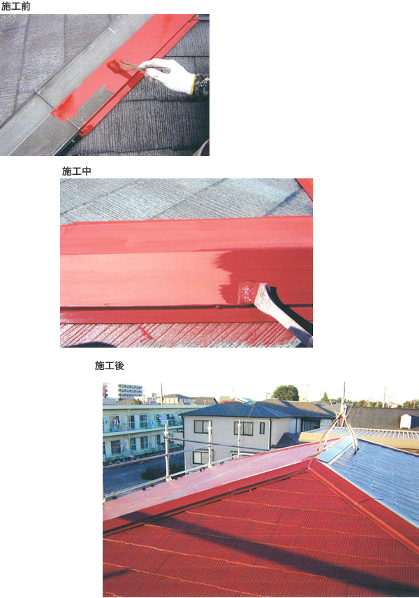 一戸建て屋根塗装　施工例２