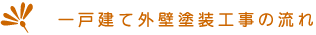 一戸建て外壁塗装の流れ【株式会社 建和】